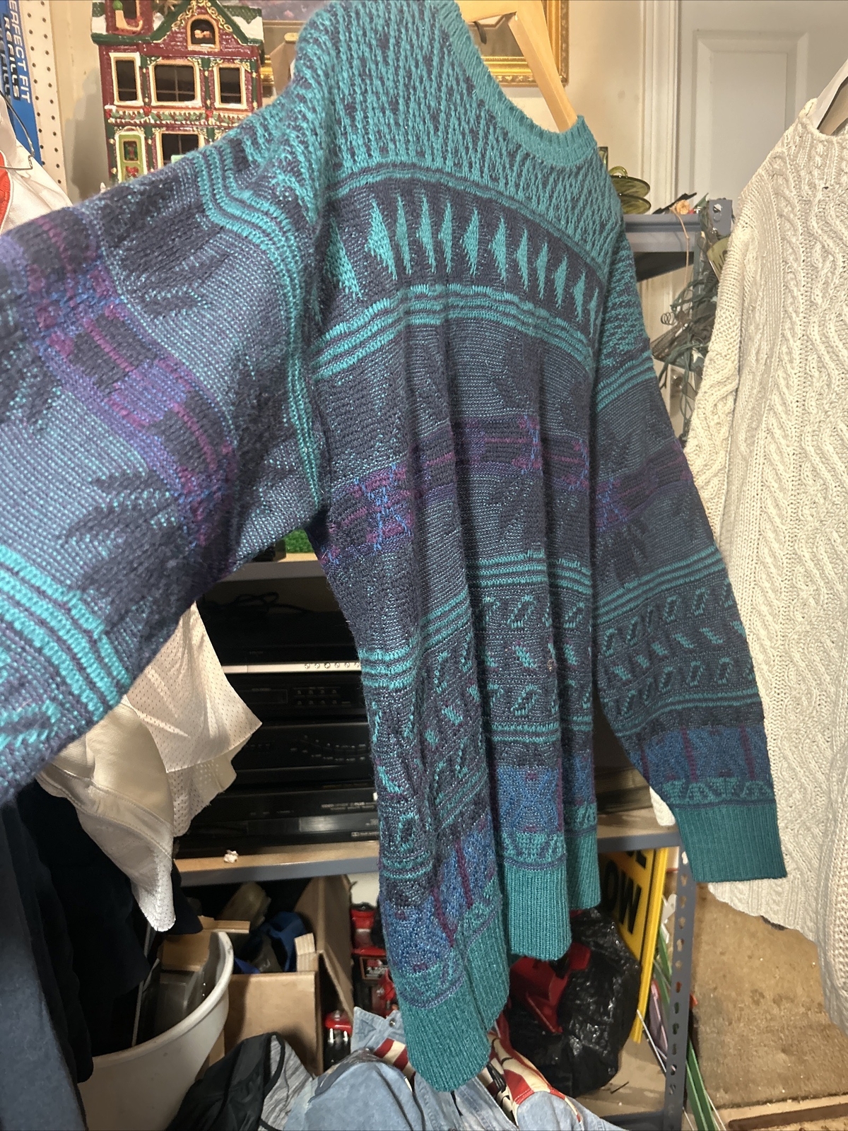 Vintage Pendleton Pull Over Sweater, Wool, Made I… - image 6