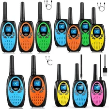 Rechargeable 2 Way Radio, Long Range Walky Talky Set for Boys Girls Gift 1200mAh