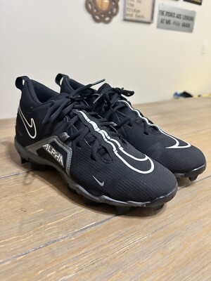 Nike Alpha Menace 3 Shark LOW Men's Football Cleats- Style CV0584-010 Size 9.5