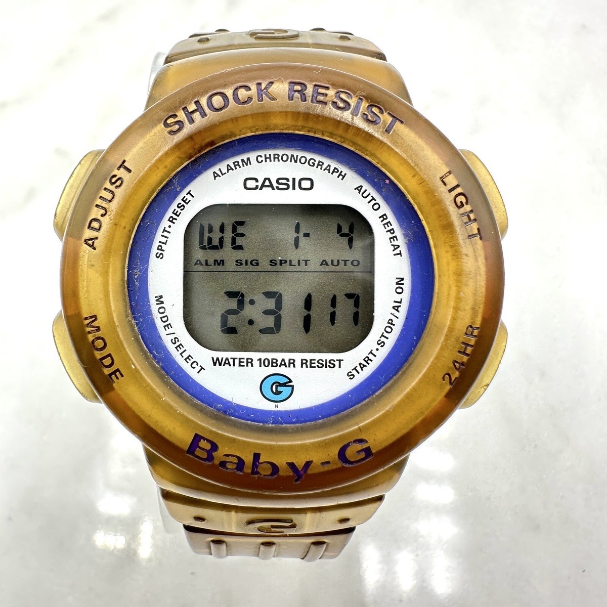 CASIO BABY G, BG-210, JELLY ORIGINAL RETRO RARE Women's Watch, New
