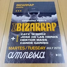 BIZARRAP @ AMNESIA IBIZA 2023 - IBIZA CLUB POSTERS - DJ REGGAETON LATINO