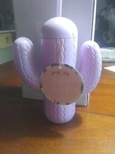 NEW in box Pink Sky Cactus Cup in Lilac with Matching Straw (21 oz/625ml)