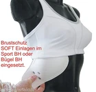 BAY QUICK Martial Arts Chest Protector Ladies Quick Insert Into Your Underwired Sports Bra