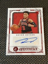 2020-21 Panini Chronicles - Excalibur Apprentice Signatures Red #APR-DEV Auto