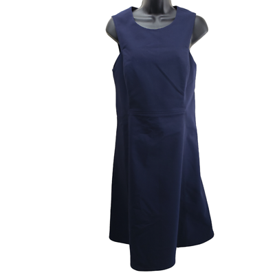 calvin klein blue dress gold zipper Calvin Klein Green Dress With Back Zipper main image 1