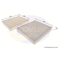 For Rolls-Royce Ghost V12 Genuine Comline Pollen Cabin Interior Air Filter