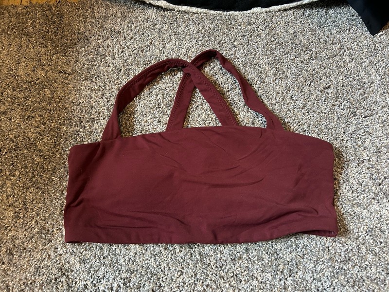 Euc Aerie Wine Bra Sports Size Xl