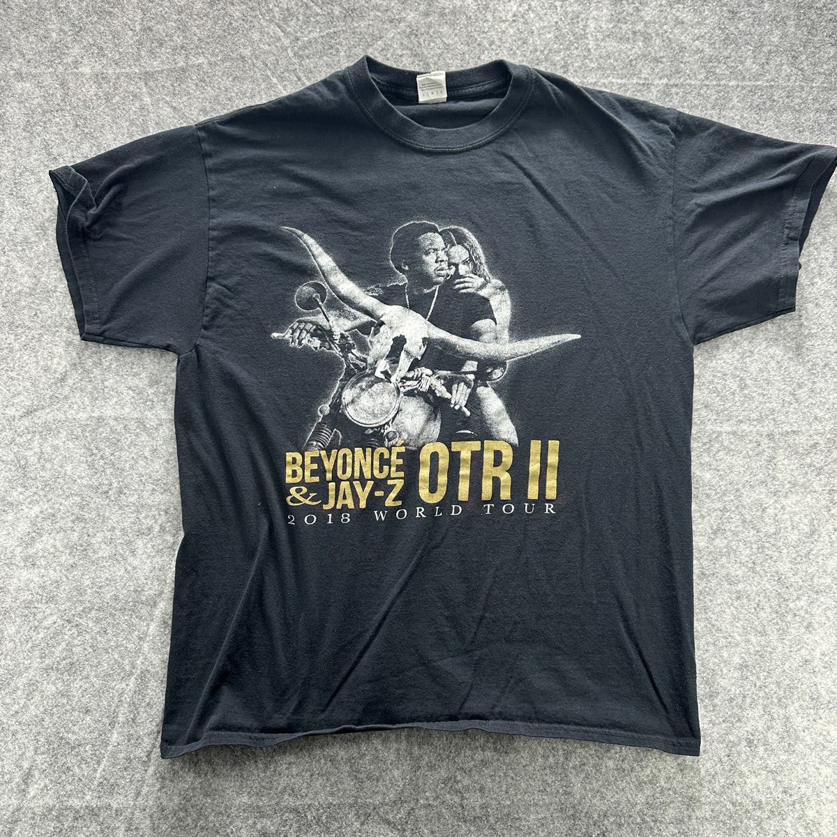 Beyonce Jay-Z OTR II Shirt Mens Large Black 2018 World Tour