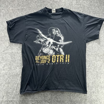 Beyonce Jay-Z OTR II Shirt Mens Large Black 2018 World Tour Concert Tee Gildan