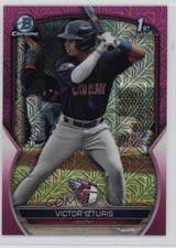2023 Bowman Chrome Prospects Mega Box Pink Mojo Refractor Victor Izturis 12jy