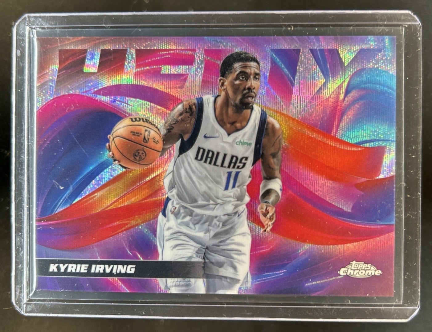 2025-26 Topps Chrome Kyrie Irving Helix SSP #H-6 Mavericks