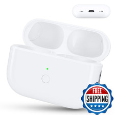 Wireless Charging Case Replacement for AirPods Pro 1st/2nd Gen, USB-C Charging C