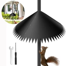 Around-wrap Squirrel Baffles Large Bird Feeder Baffle Shield for Poles & Hangers