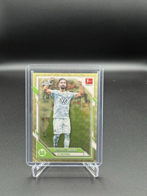 2025/26 Topps Chrome Bundesliga Mohammed Amoura Superfractor 1/1