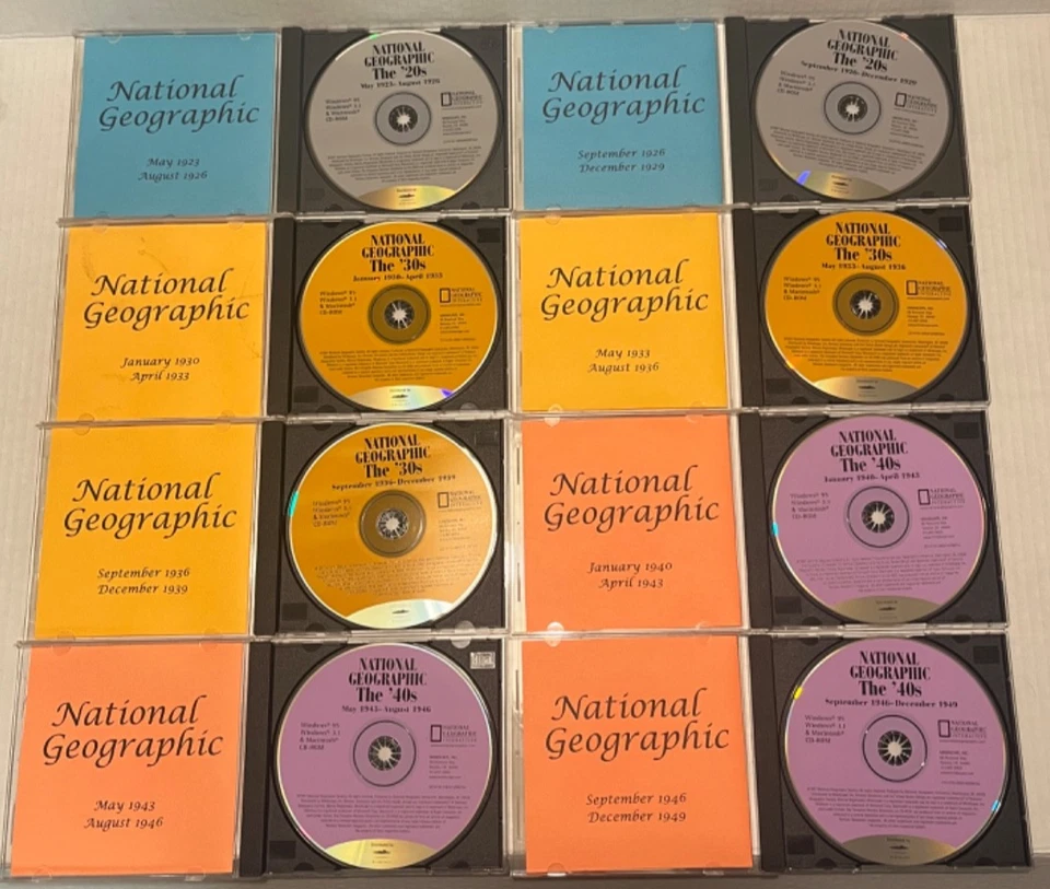 NATIONAL GEOGRAPHIC Interactive Magazine 30 CD-ROM Set 1888-1996 - Image 2 of 4