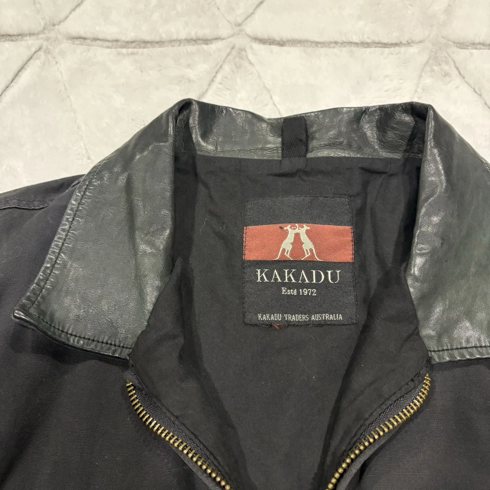 Kakadu Traders Hunting Vest Men XXL Black Canvas Zip Concealed Carry Australia - Image 3 of 4