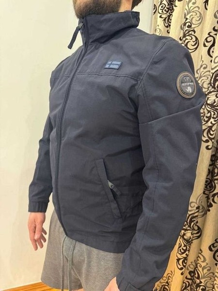 Men Napapijri Jacket Navy 38 #BU1L