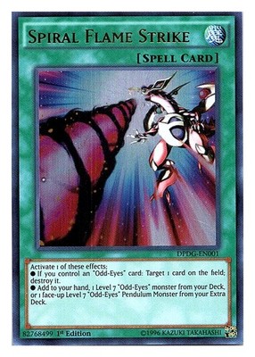 Spiral Flame Strike Ultra Rare DPDG-EN001 NM