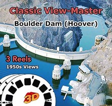 Boulder Dam- Hoover Dam - Vintage Classic View-Master - 1950s views