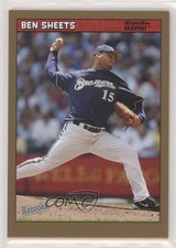 2006 Topps Bazooka Gold Chunks Ben Sheets #26 0w8