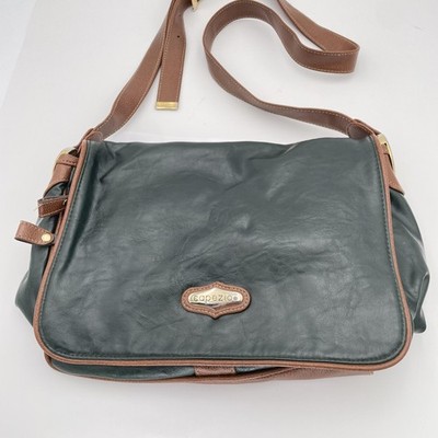 Capezio Messenger Bag Faux Leather Large Dance Purse Adjustable