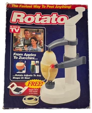 Vintage Rotato “As Seen On TV” Potato Peeler & Spiral Cutter in Box!
