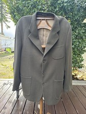 Ralph Ralph Lauren Army/Olive Green Preppy Wool Blazer Classic Sport Coat 44T