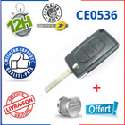 Coque Clé Plip PEUGEOT 207,307,308,3008,5008 Lame Sans Rainure 3 Bouton CE0536