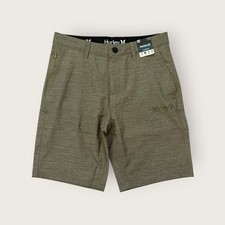 Hurley Hybrid Walk Shorts sz 30 Essential Heather Woodlands 20 in 9.75" Inseam