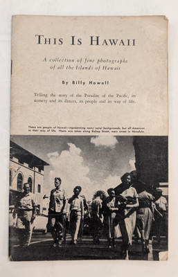 1950 HAWAIIAN ISLANDS HAWAII SCENERY BEACHES HULA DANCE GIRLS PHOTO BOOK 48 PGS