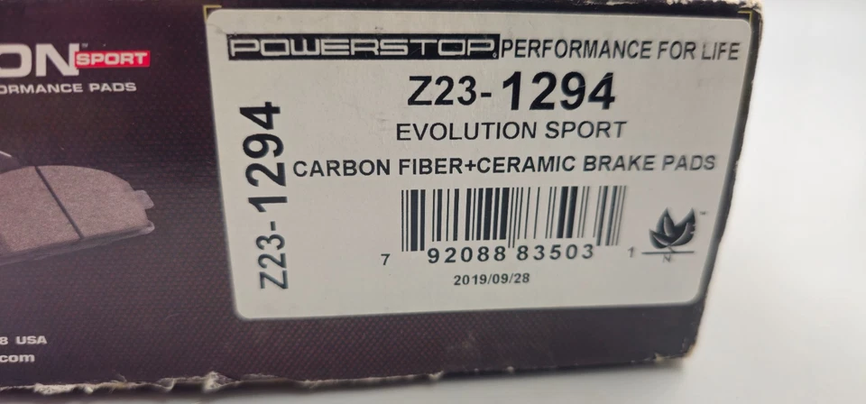 Pastillas de freno delanteras PowerStop Z23-1294 para BMW X5 2007-2018 Foto 2 de 4