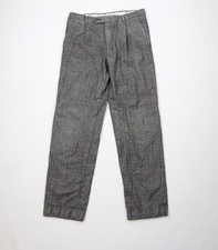 Vintage 90s Streetwear Mens Size 32x31 Wool Tweed Houndstooth Plaid Chino Pants