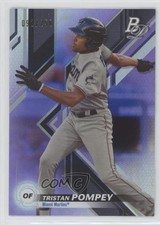 2019 Bowman Platinum Wal-Mart Top Prospects Purple Foil /250 Tristan Pompey 6u5