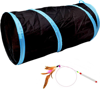 Cat Tunnel for Indoor Cats Interactive, Rabbit Tunnel Toys, Pet Toys Play Tunnel