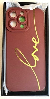 iPhone 16 Pro Max Case- Camera Protection- Dark Red
