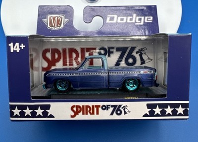 M2 MACHINES SUPER CHASE 1976 DODGE D100 SPIRIT OF 76 WMTS24 26-25. 1 Of 250 New