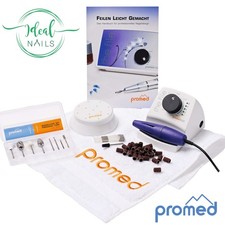 Elektrische Feile PROMED The File 620 Deluxe-Set 43-teilig mit Zubehör