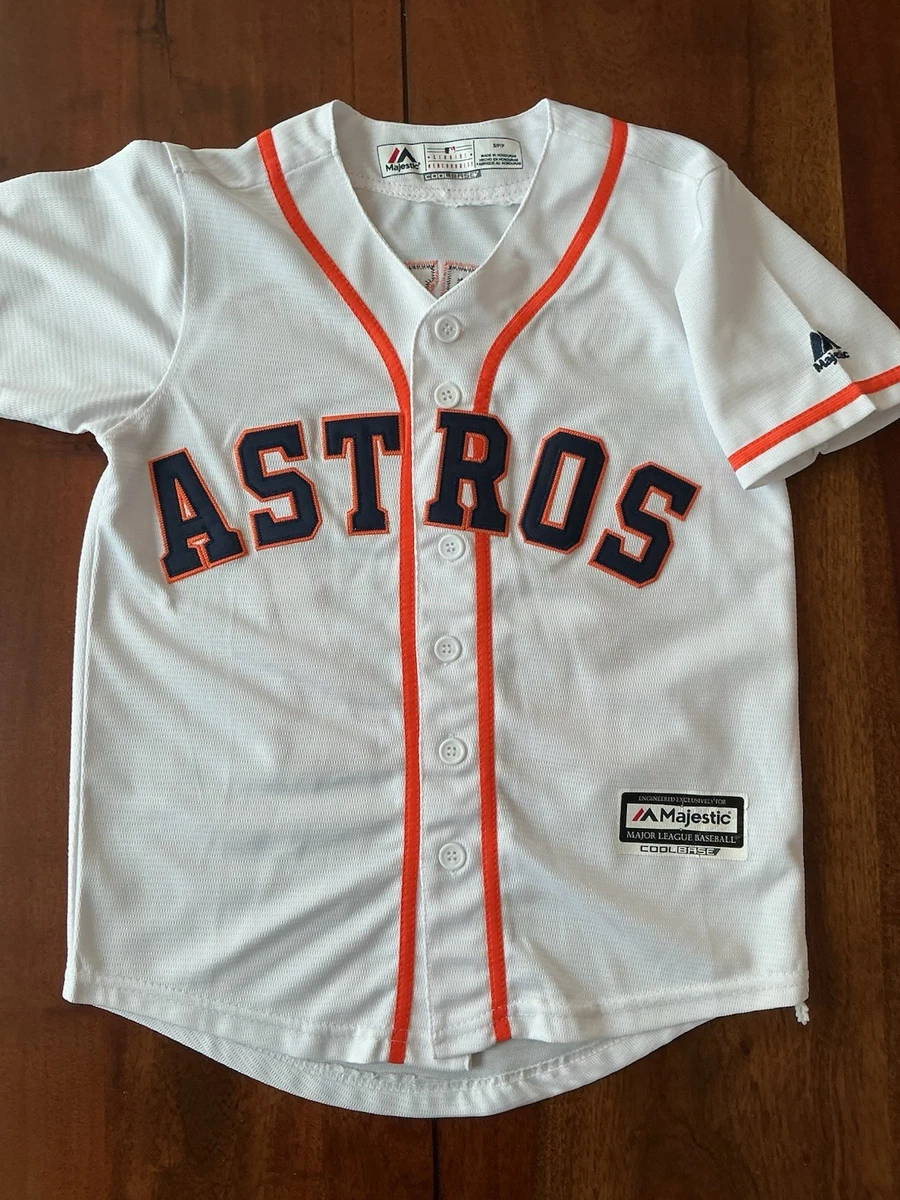 Nike Youth Large-14/16 Houston Astros José Altuve #27 MLB Home Jersey