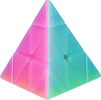 Jelly Windmill Speed Cube Pyramid Speed Cube Triangle Speed Cube 3X3X3 Stickerle
