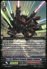 CardFight!! Vanguard Blue Storm Armada Military Dragon, Raptor Colonel BT08/016