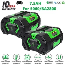 1-2X 7.5/9.6Ah For EGO Power+BA1400T BA2800T 56Volt Li-ion Battery BA4200 BA2800
