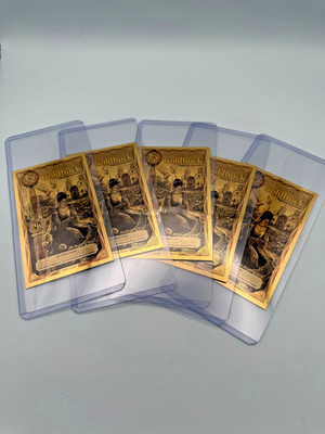 LOT of 5! - 2026 Arizona Goldback Foil Note 1/2 w/ High Quality Holders 5 Total