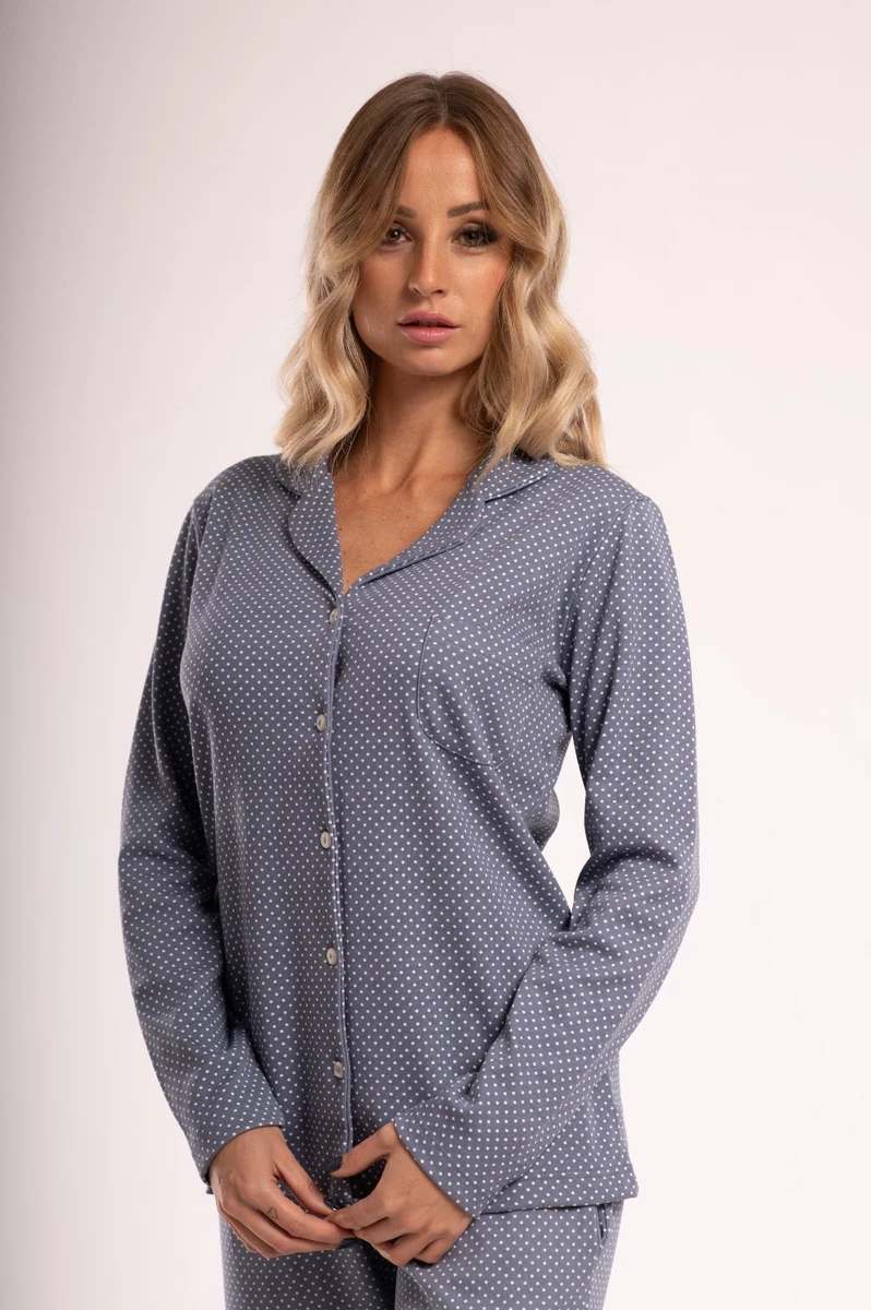 Pigiama a pois blu da donna | Italia