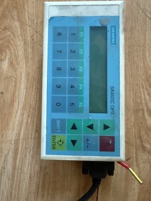 Siemens 6AV3503-1DB10 SIMATIC HMI Operator Panel OP3 Operator