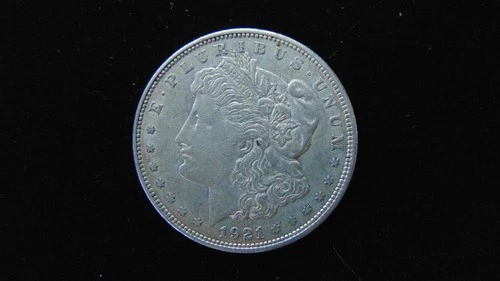 1921 D Morgan Silver Dollar $1 Choice BU Coin #113