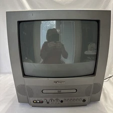 Vintage Retro Emerson  13" CRT TV & DVD Combo Gaming Television AV In MP3