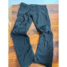 Paige Federal Slim Straight Jeans Mens 38 Black Shadow M655521-2139 Stretch
