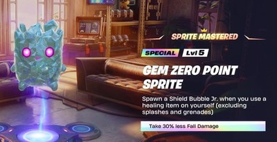 Special Gem Zero Point Sprite (You Keep It) lvl 5 MASTERED