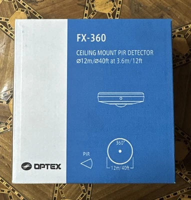 Optex FX-360 Infrared Ceiling Mount Detector, White