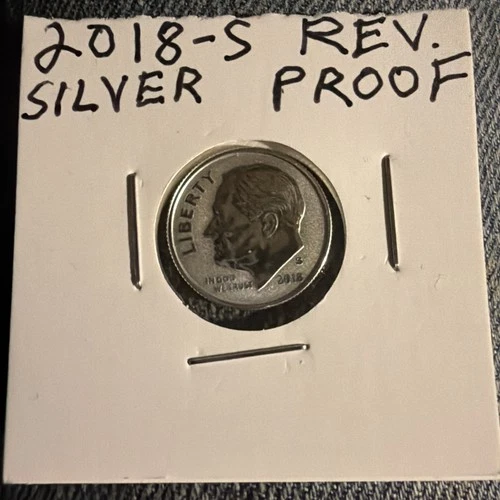 2018-S Reverse Silver Proof Roosevelt Dime